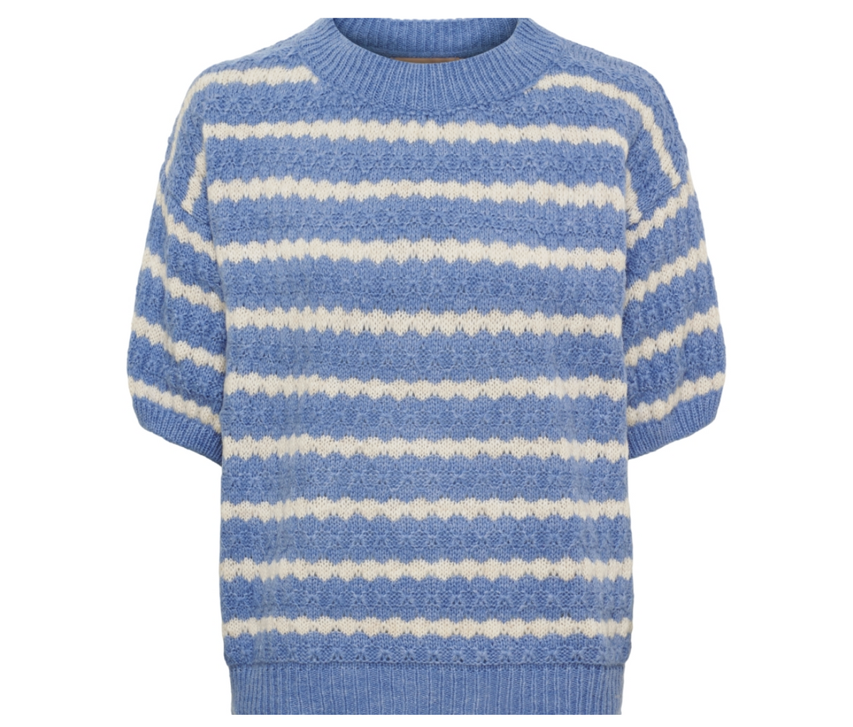 Stickad Nayeli - Jeans blue