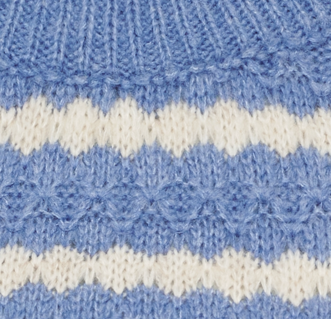 Stickad Nayeli - Jeans blue