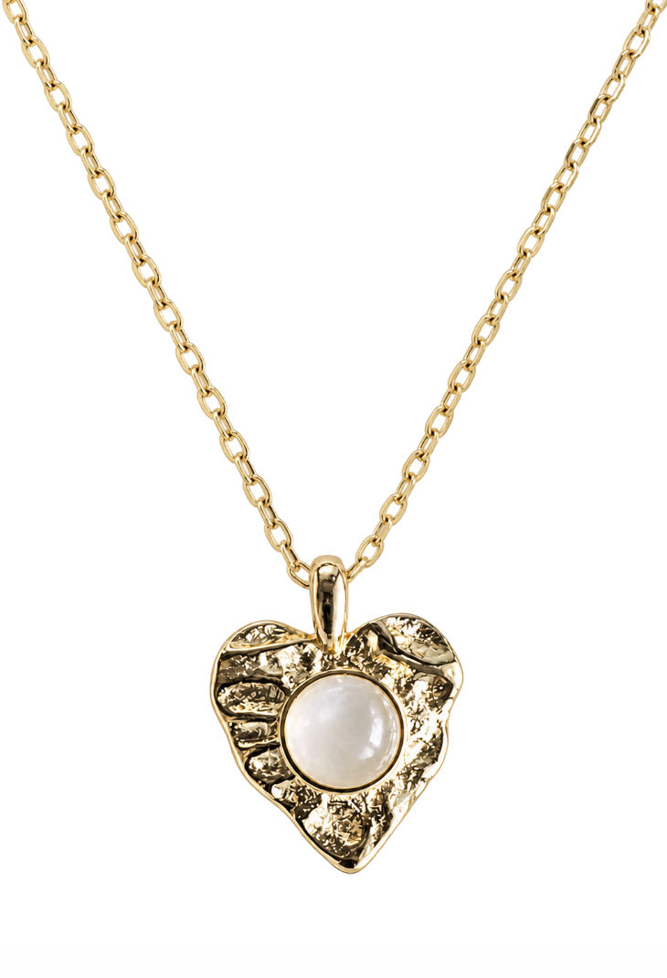 Halsband Kiki - Sterlingsilver m. Månsten