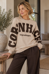 Blus Hibiscus beige