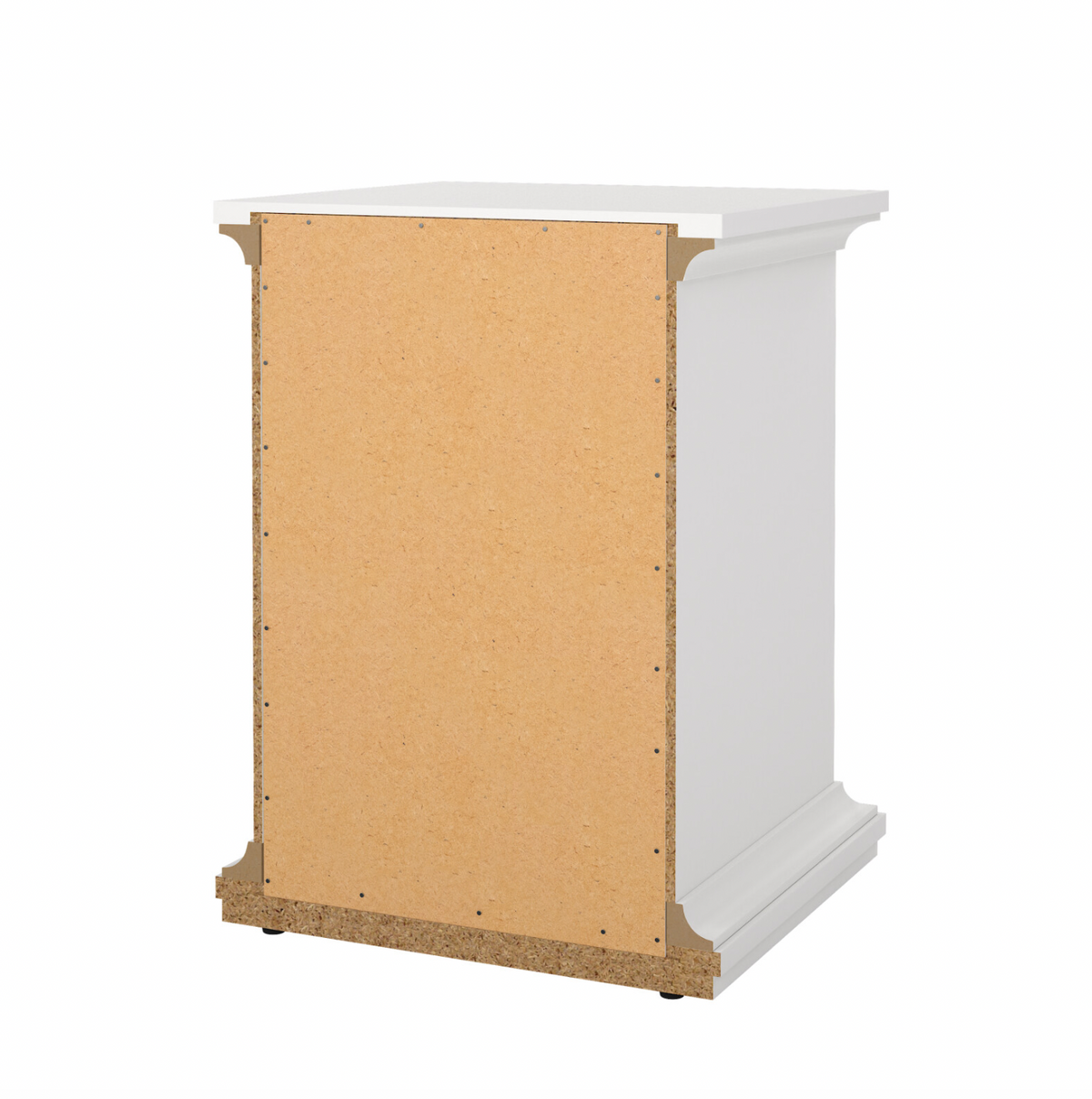 Sängbord Paris White – 2 lådor