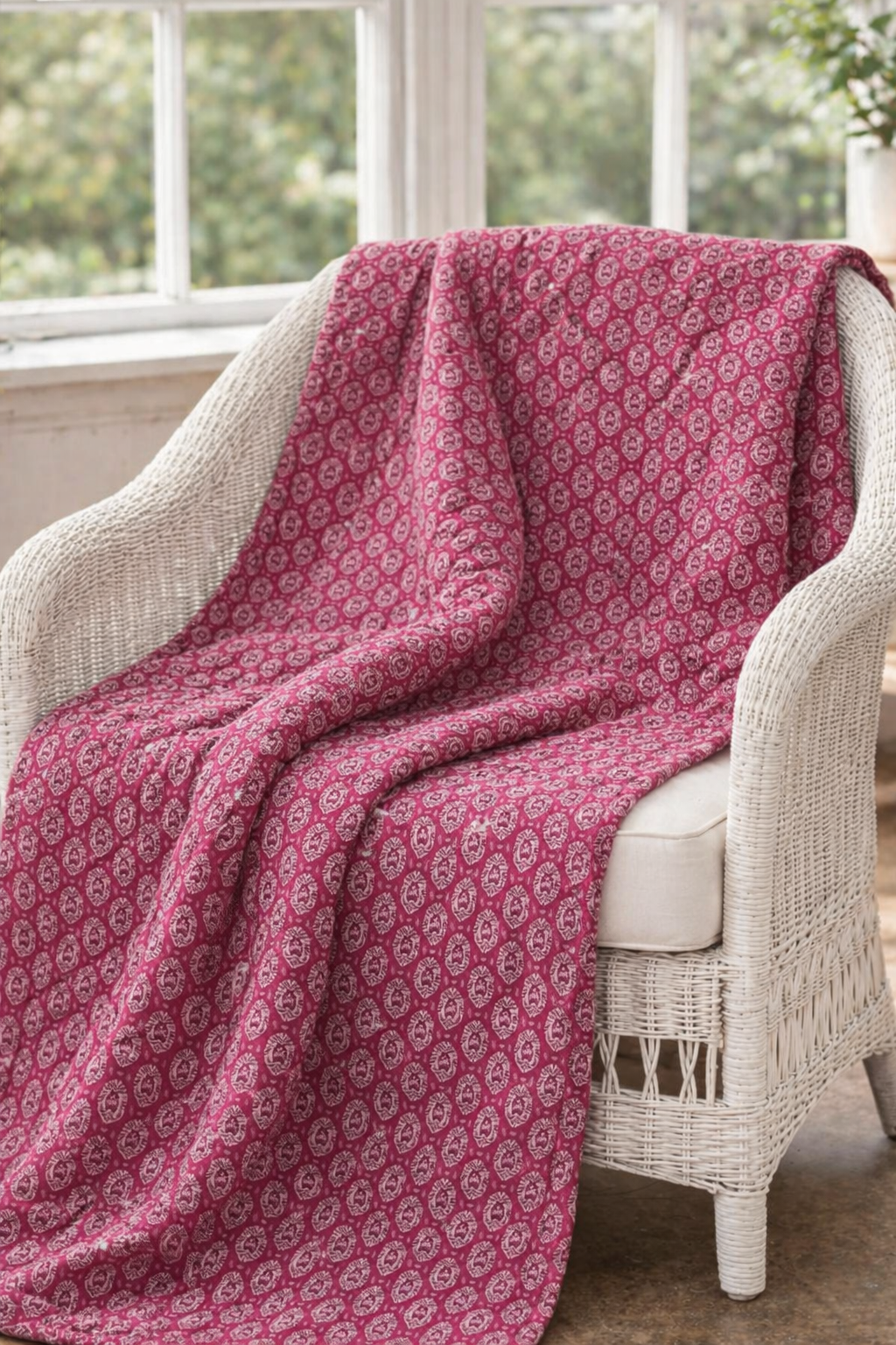 Picknickfilt rosa