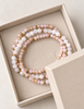 Armband Leah Soft Rose – Set med 3 st