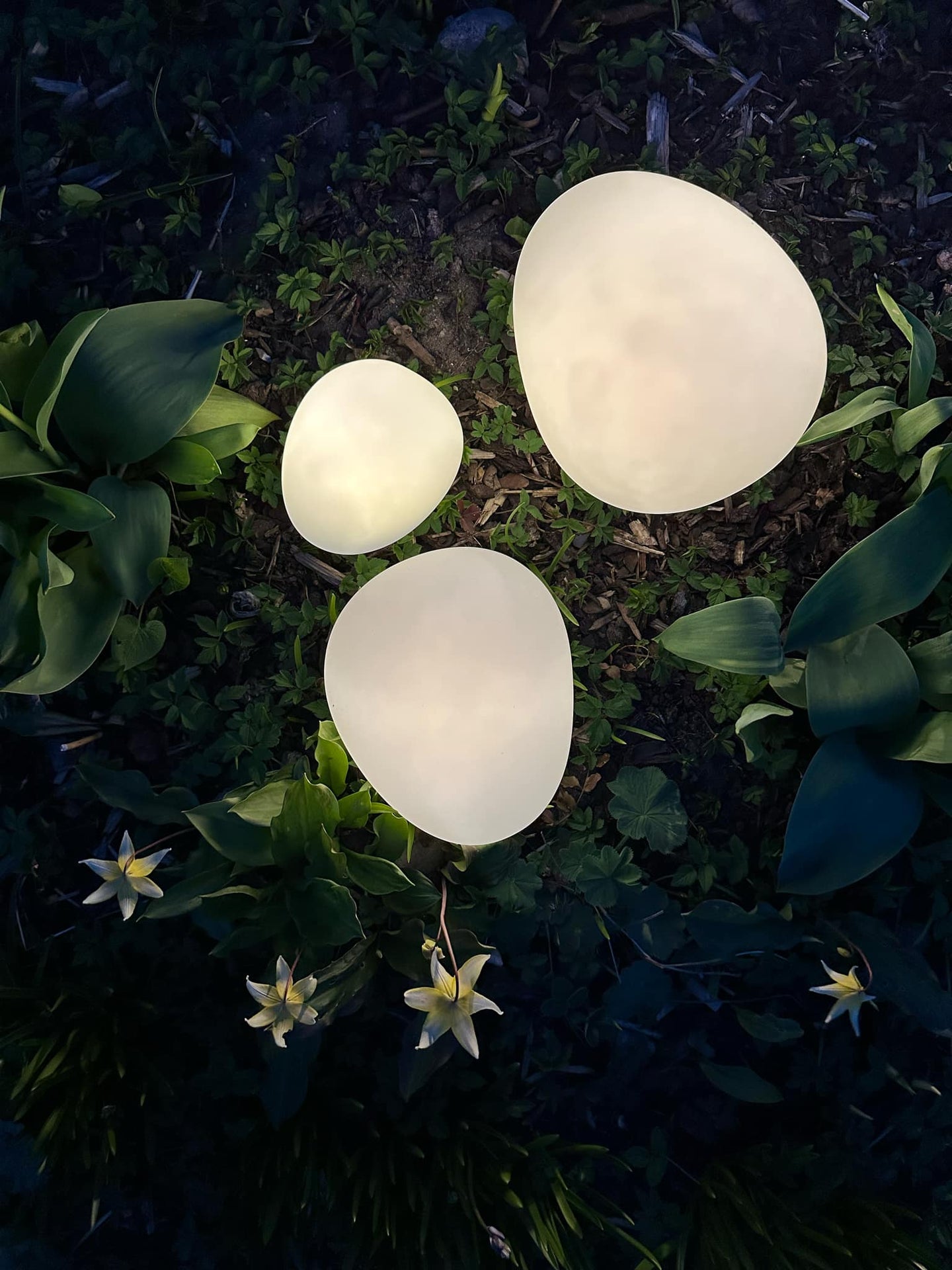Solar stone - Set med 3 st.