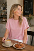 T-shirt MAY loose - Rosa
