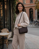 Elegant crossover - Mörkbrun – kalvskinnsläder