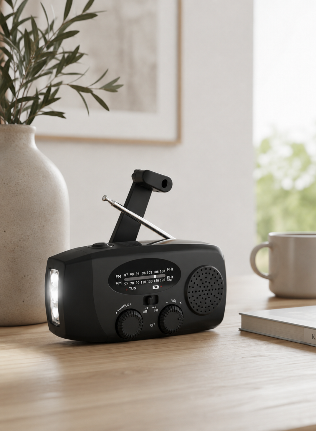 Nödradio med powerbank