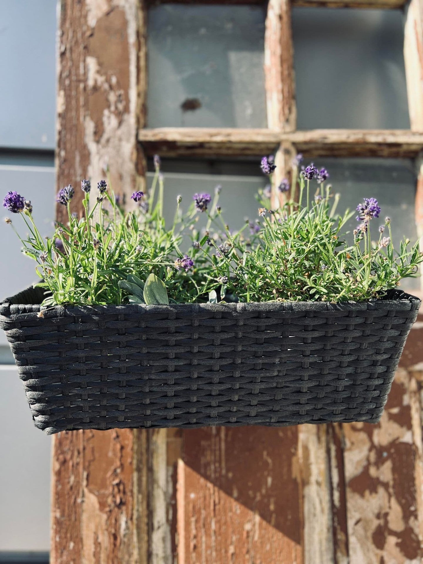 Altankasse i sort flet - 40 cm - VIAMAJA.DK