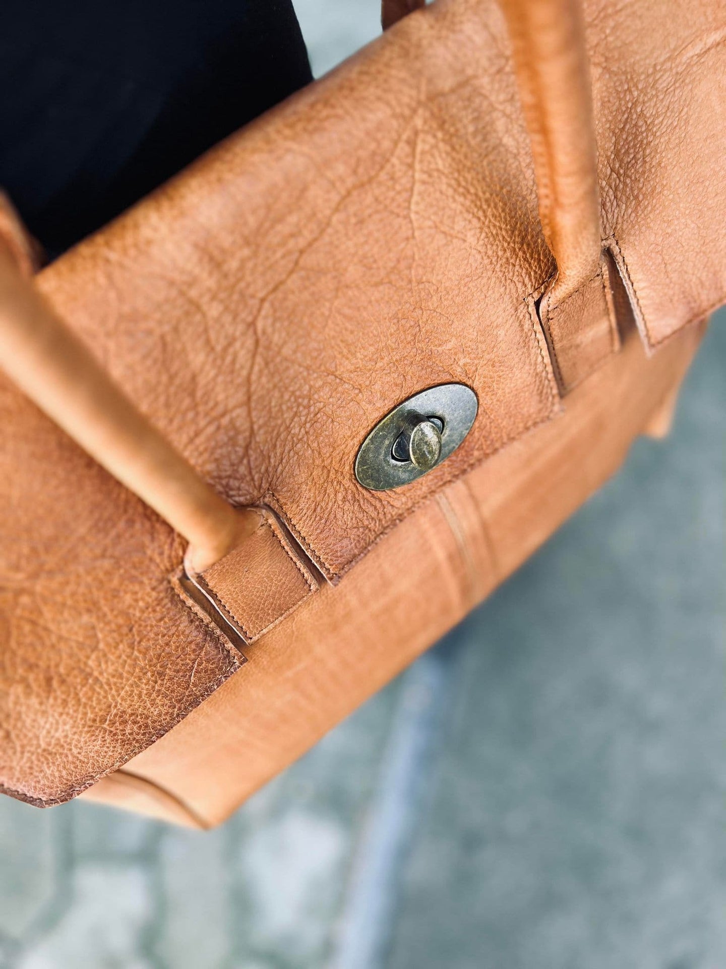 Arbejdstaske - LUX Cognac - VIAMAJA.DK