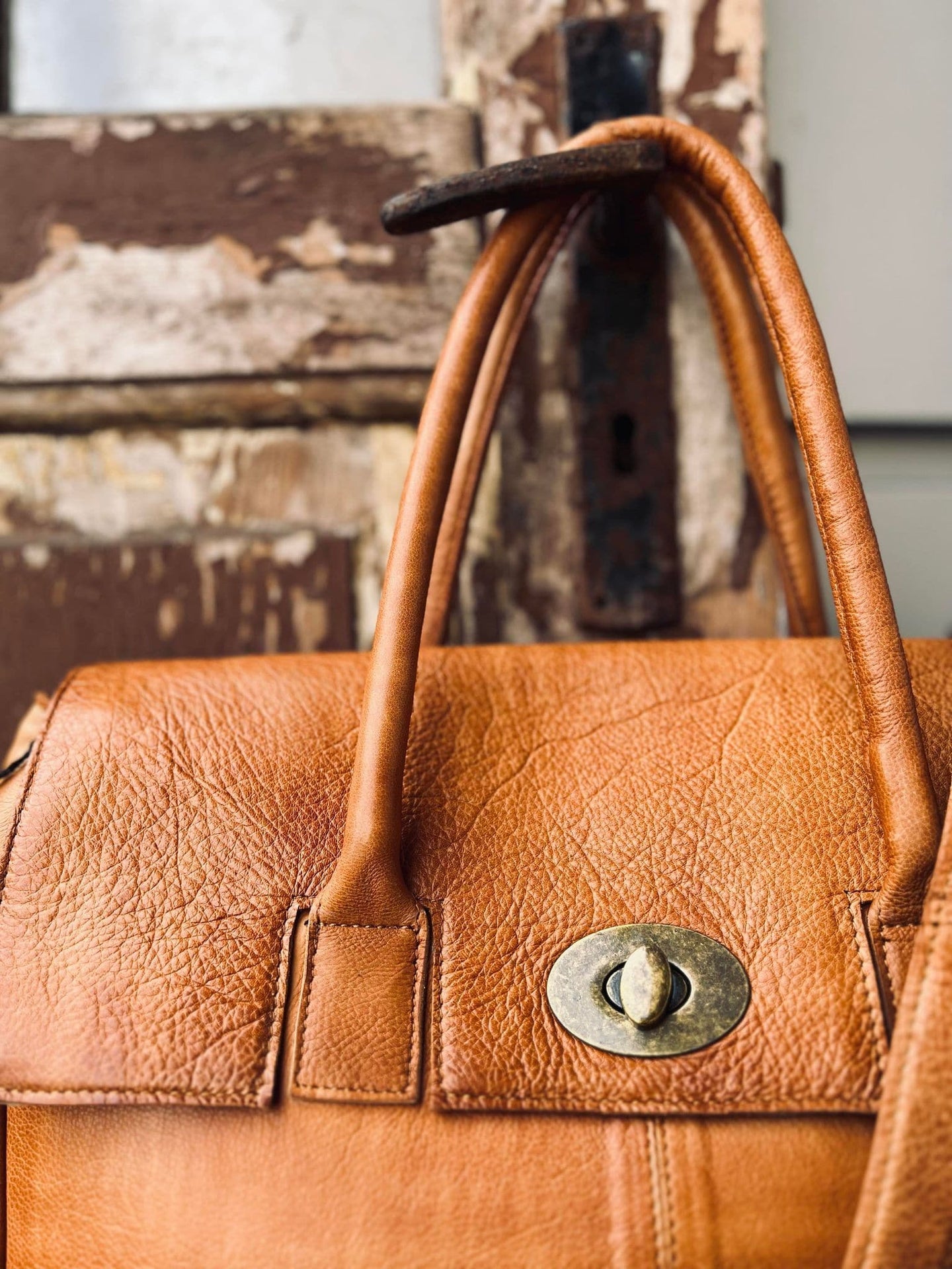 Arbejdstaske - LUX Cognac - VIAMAJA.DK