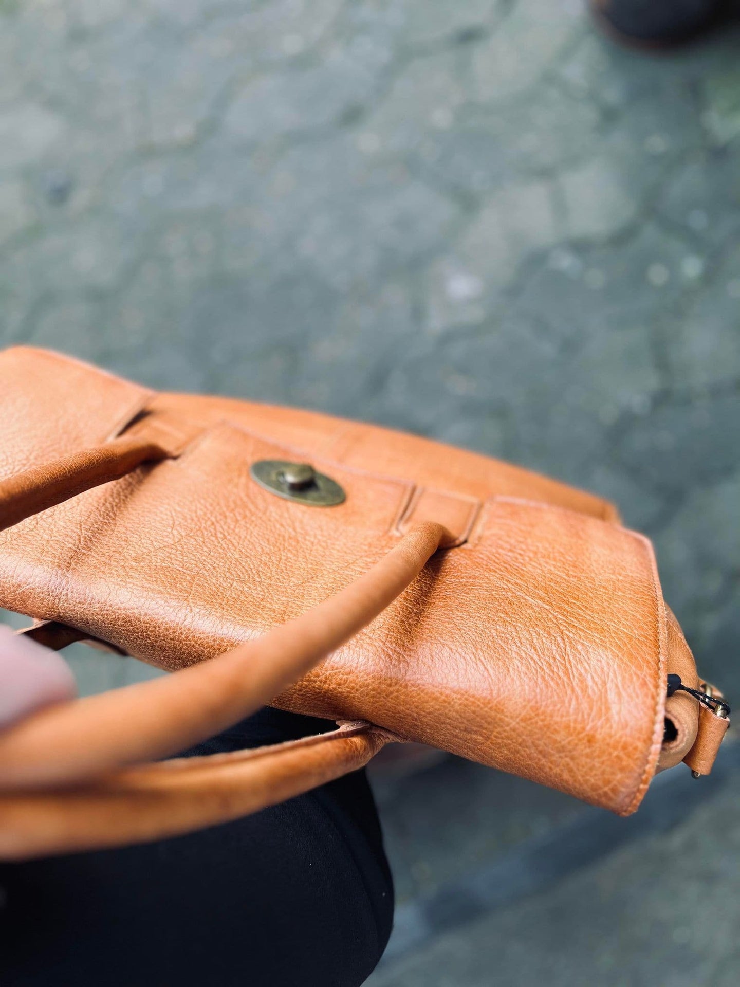 Arbejdstaske - LUX Cognac - VIAMAJA.DK