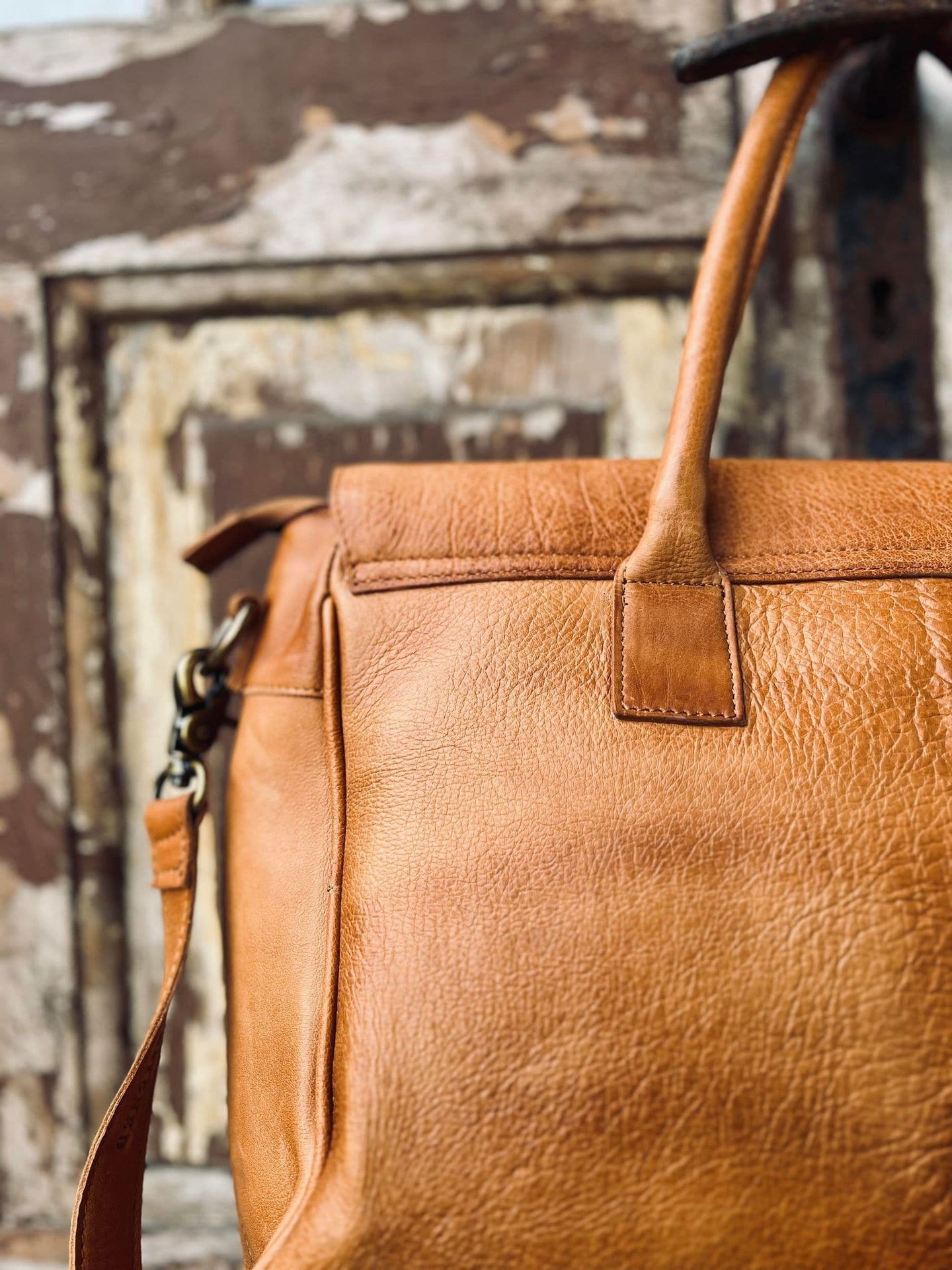 Arbejdstaske - LUX Cognac - VIAMAJA.DK