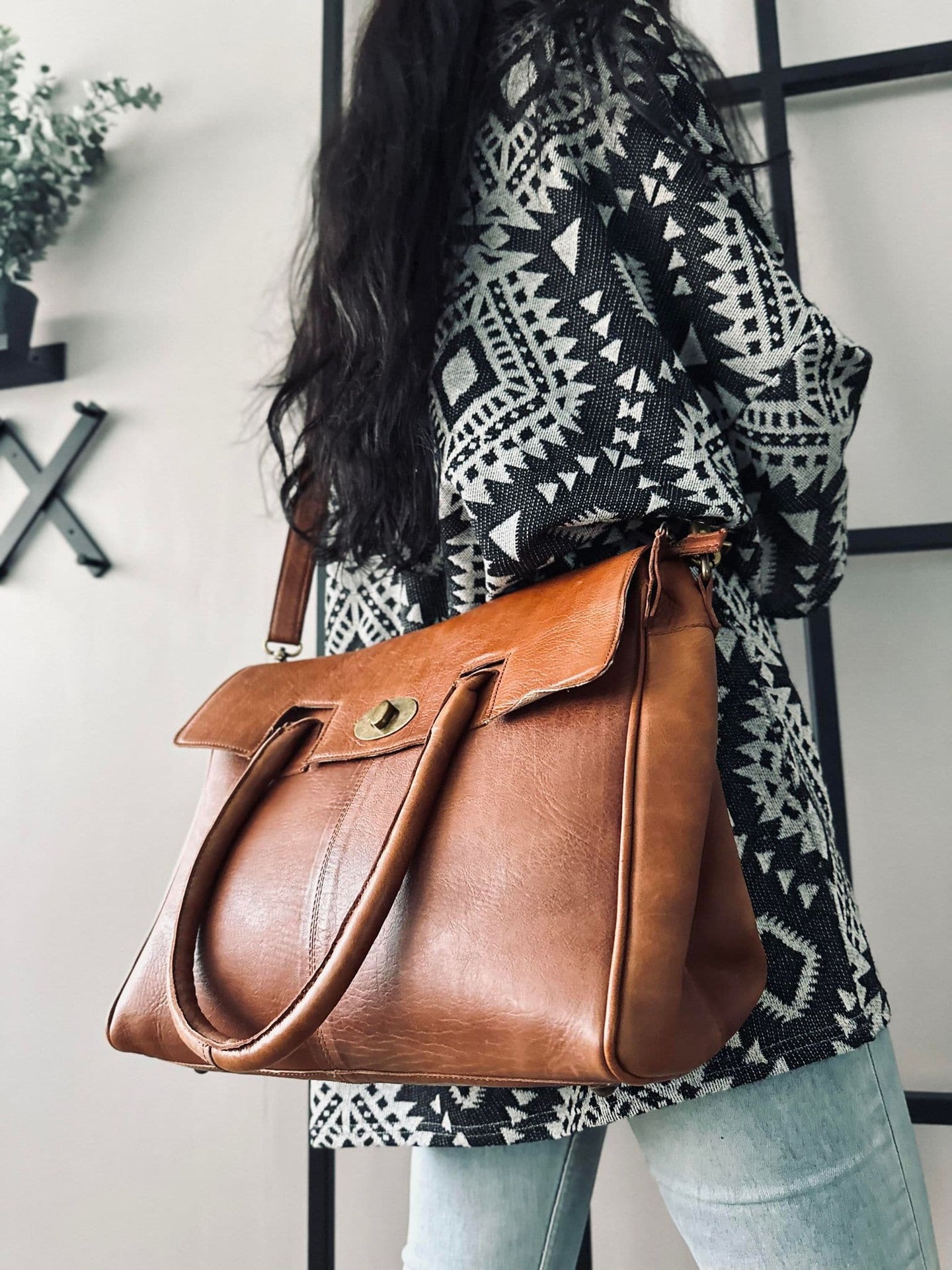 Arbejdstaske - LUX Walnut - VIAMAJA.DK