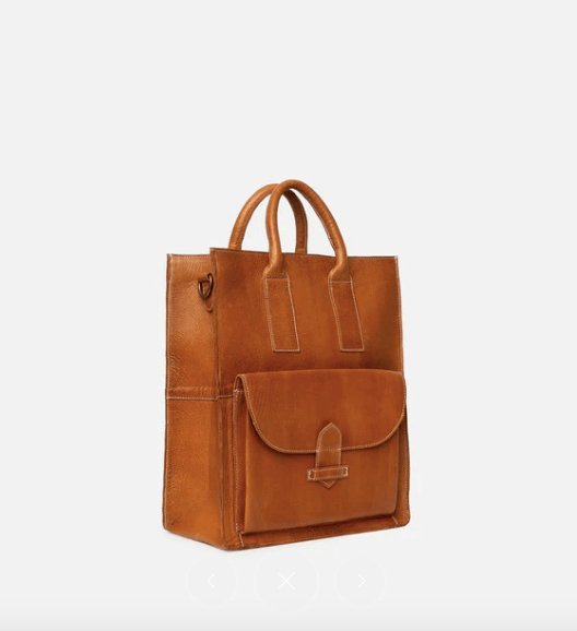 Arbejdstaske / shopper Felicia Cognac - VIAMAJA