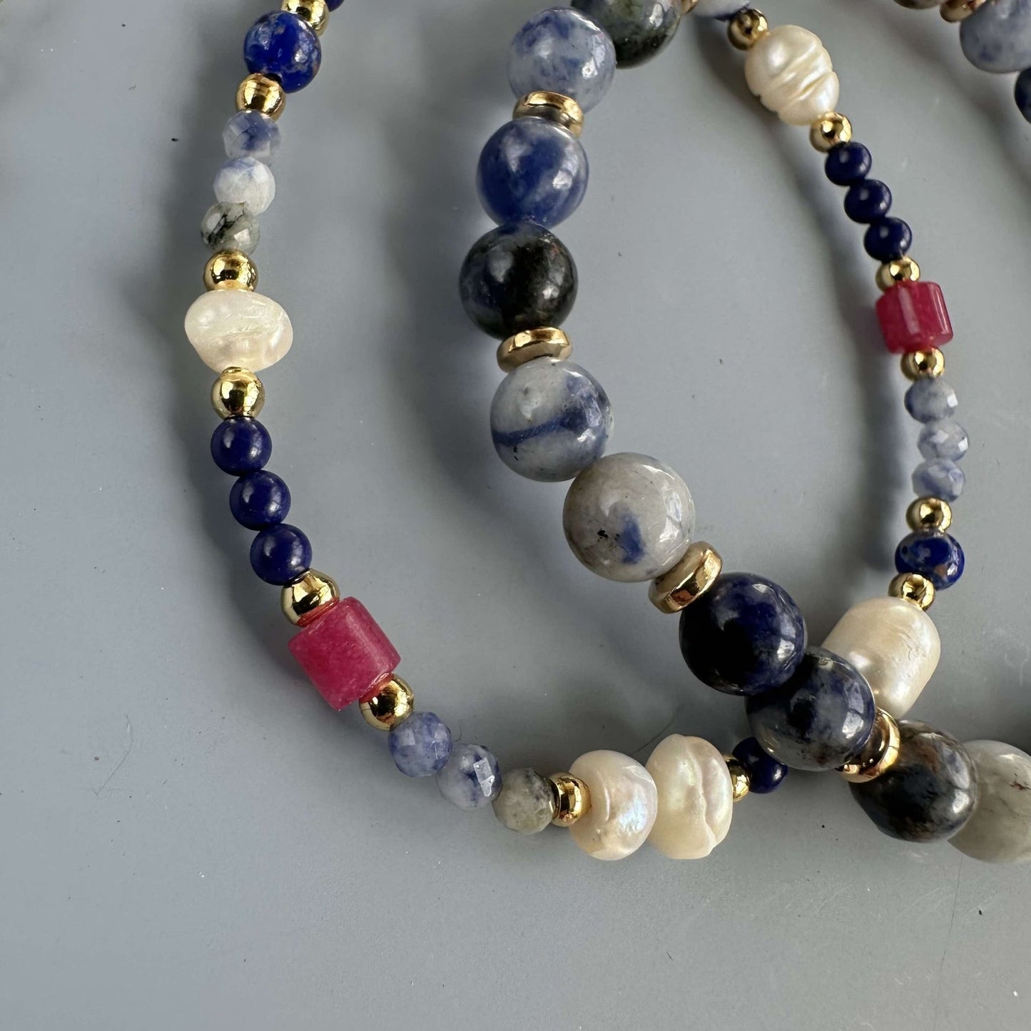Armbånd Annika med ferskvandsperler - VIAMAJA.DK