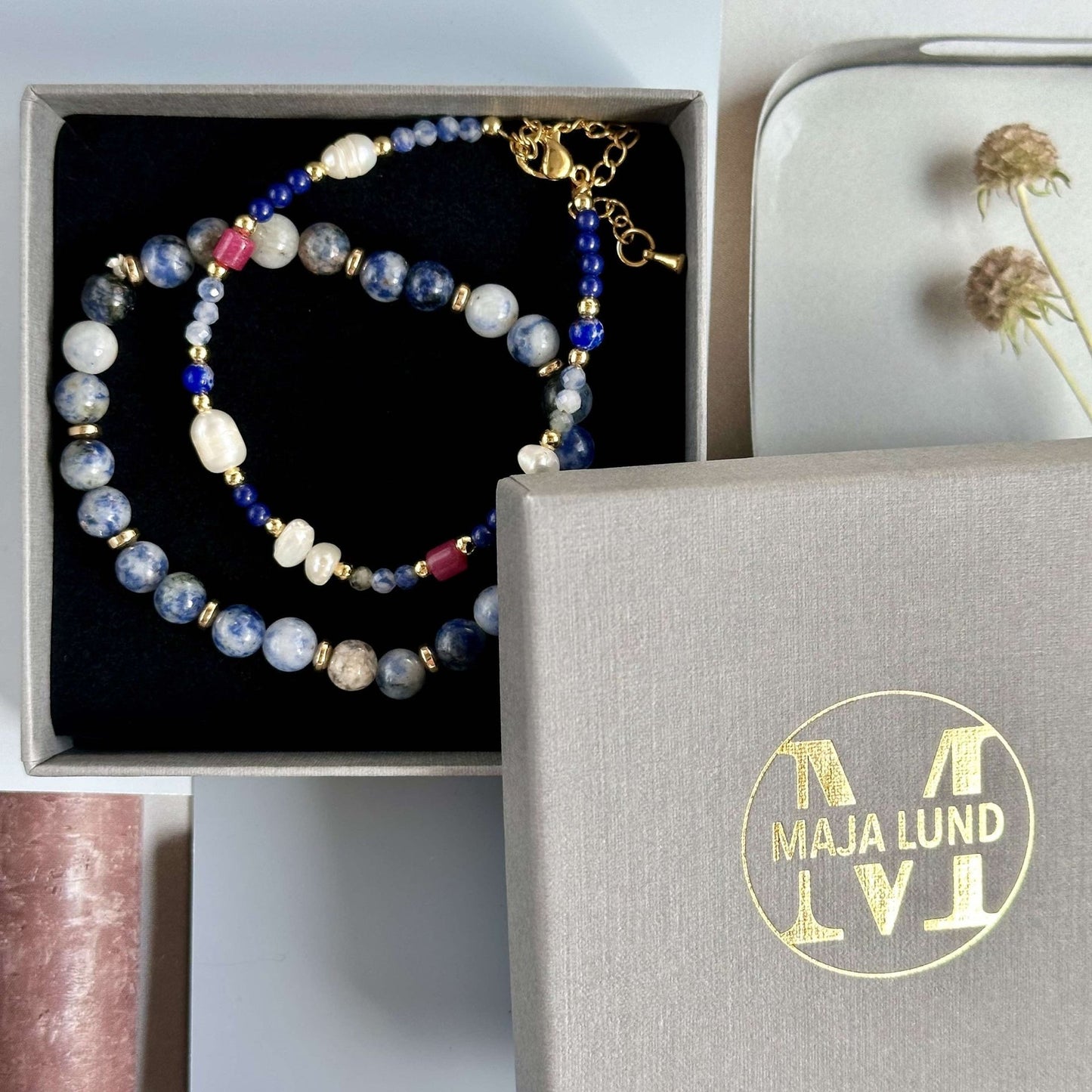 Armbånd Annika med ferskvandsperler - VIAMAJA.DK