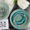 Armband Audrey Turkis set med 2 armband