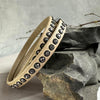 Armband Beige m. Swarowski-stenar