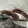 Armband Brown m. Swarowski-stenar