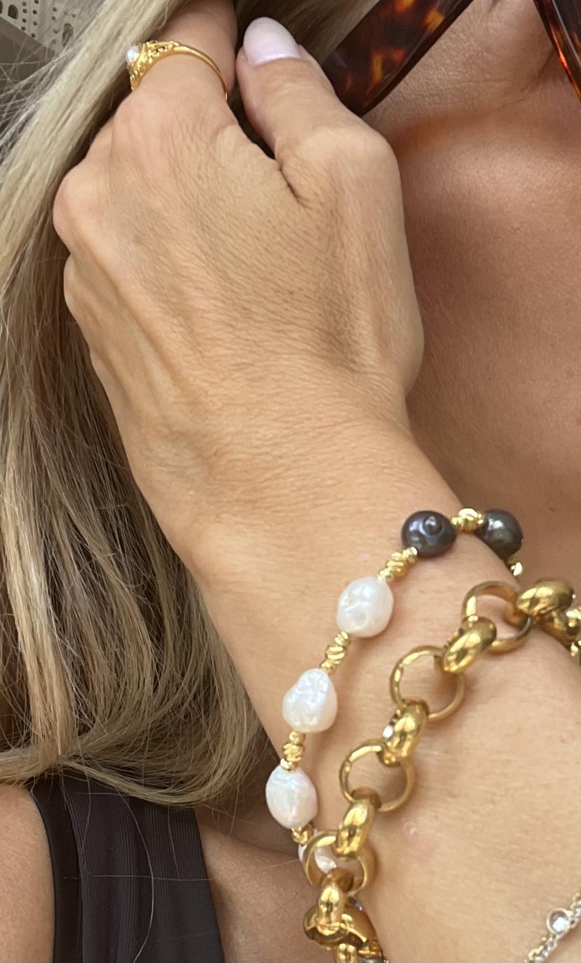 Armbånd Caroline forgyldt - VIAMAJA.DK