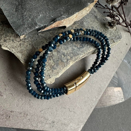 Armbånd Ea - Mørk blå - VIAMAJA.DK