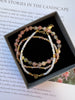 Armband GISELE Natur med hjärta – Set med 3 st