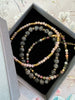 Armband GISELE Tourmalin – Set med 3 st