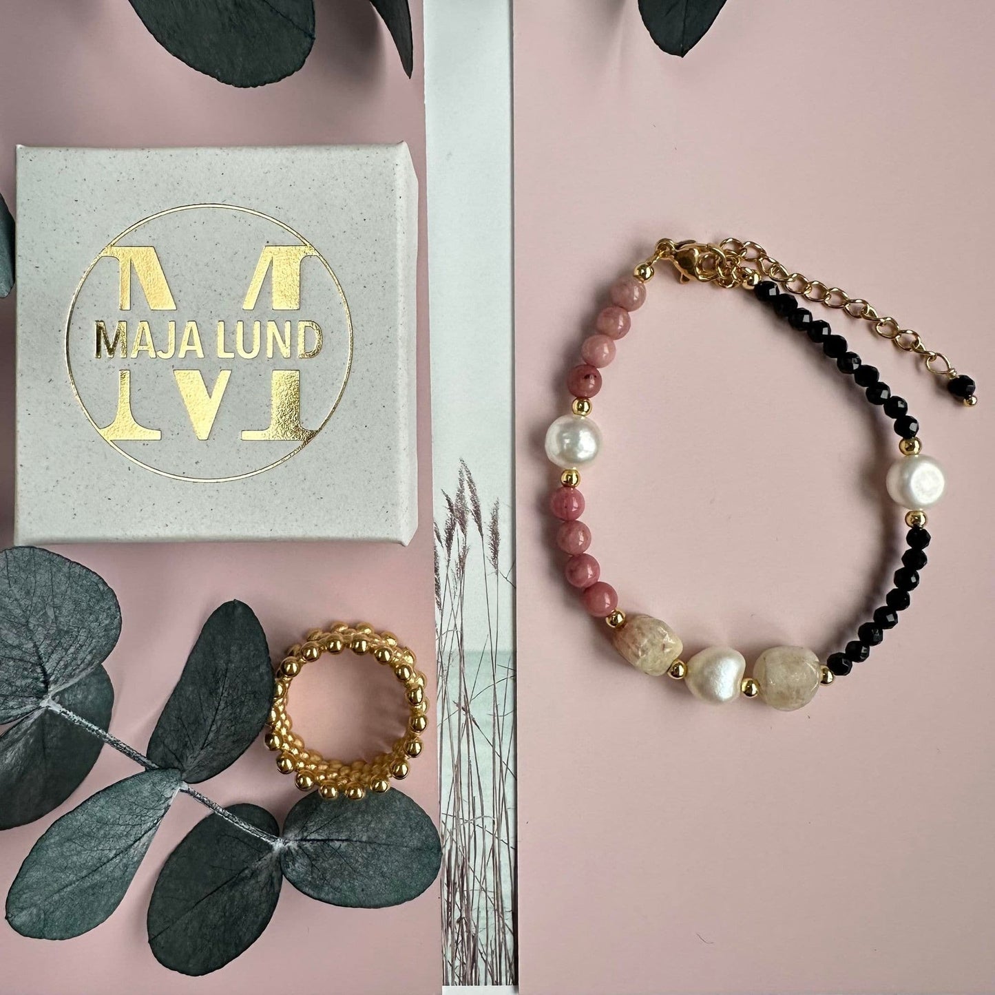 Armbånd Kimmie m. Ferskvandsperler - VIAMAJA.DK