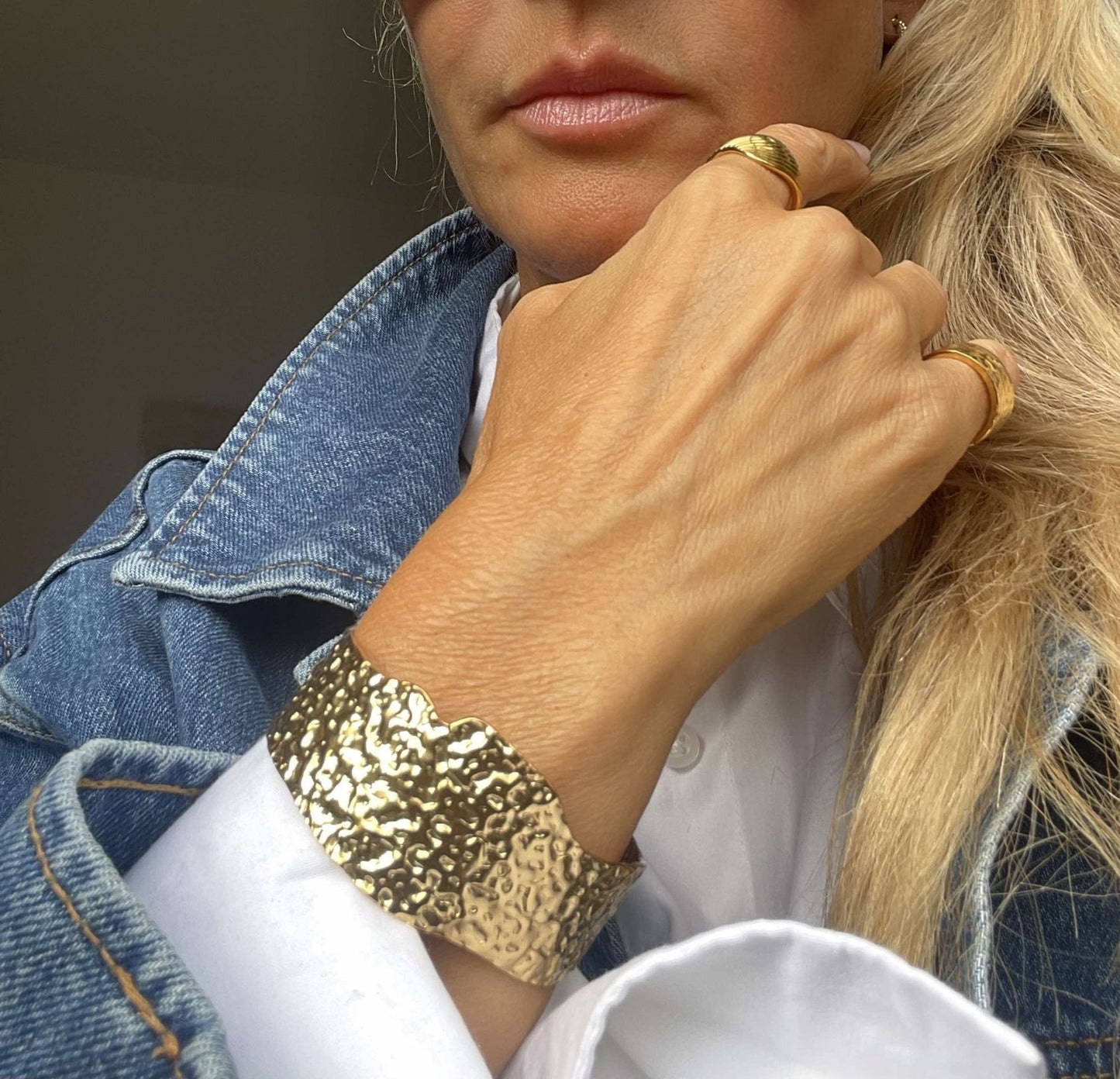 Armbånd KLEOPATRA forgyldt - VIAMAJA.DK
