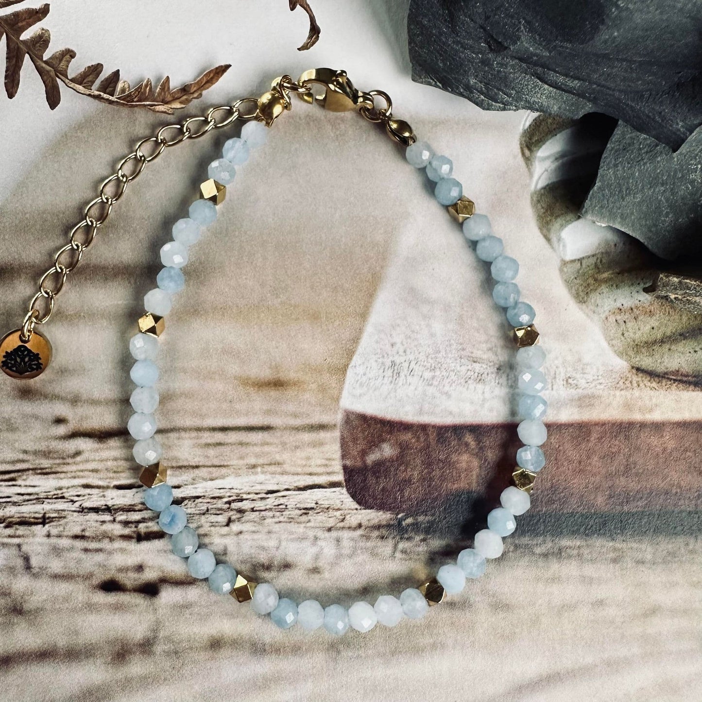 Armbånd Liv Aquamarine - VIAMAJA.DK