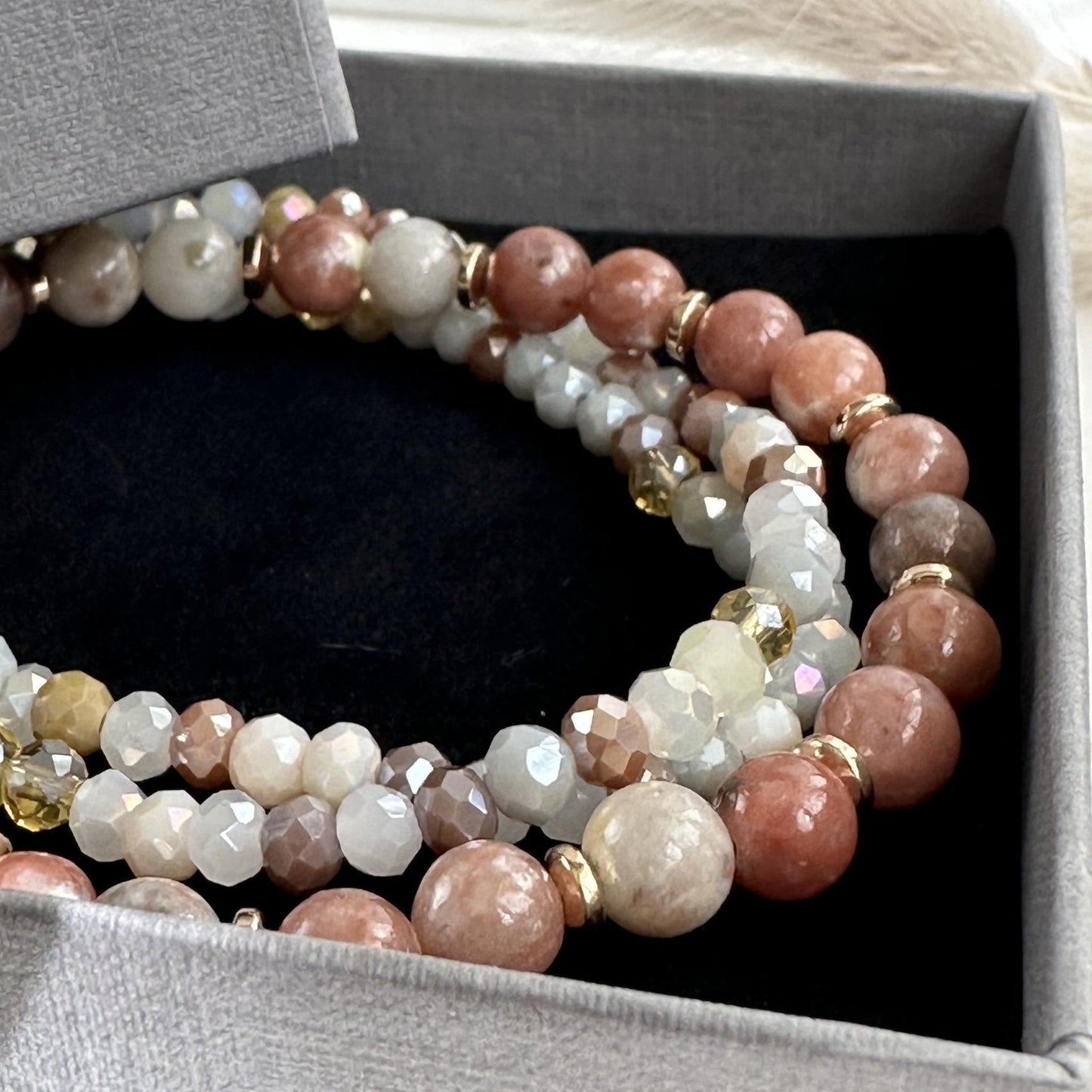 Armbånd Luna Natur – Sæt med 3 stk - VIAMAJA.DK