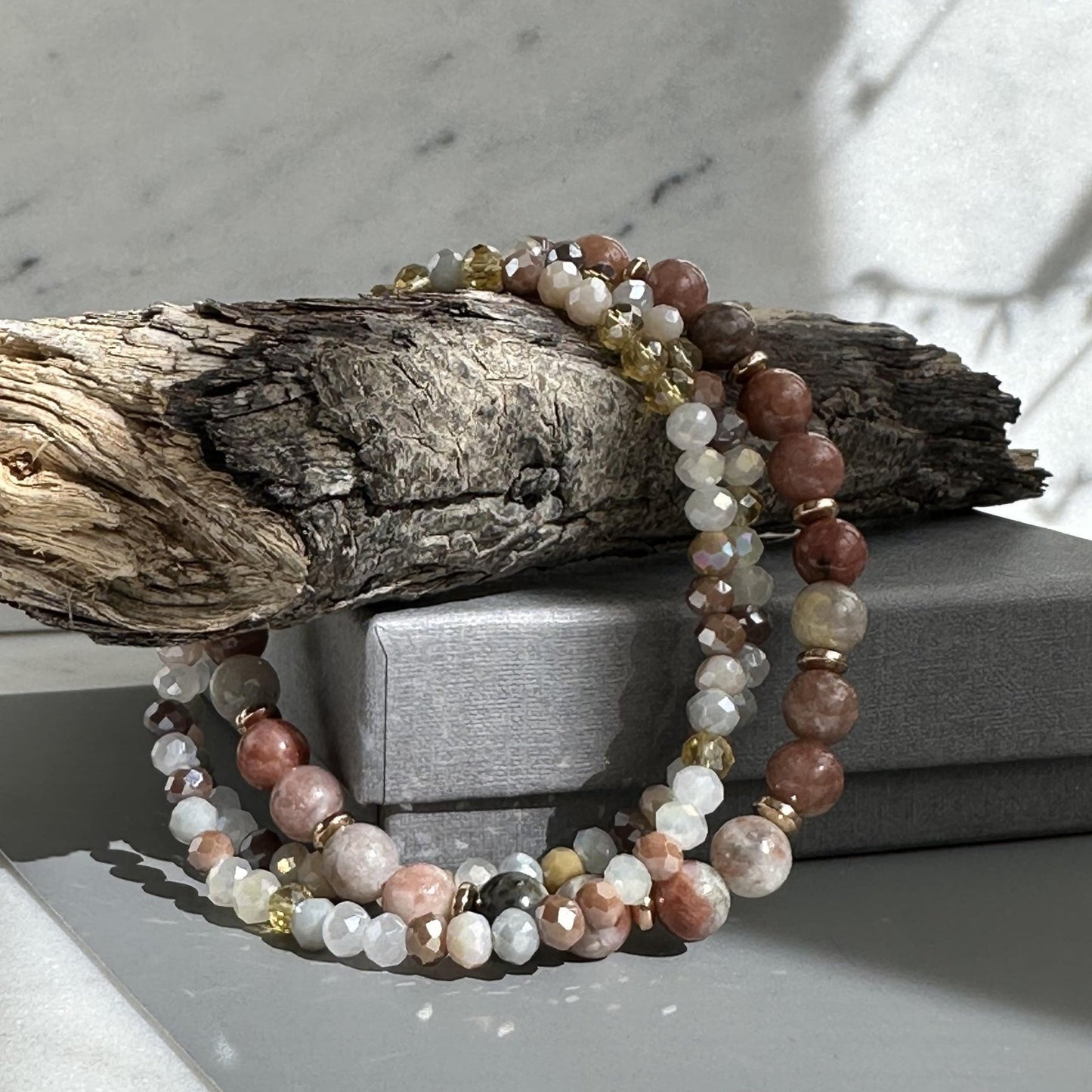 Armbånd Luna Natur – Sæt med 3 stk - VIAMAJA.DK