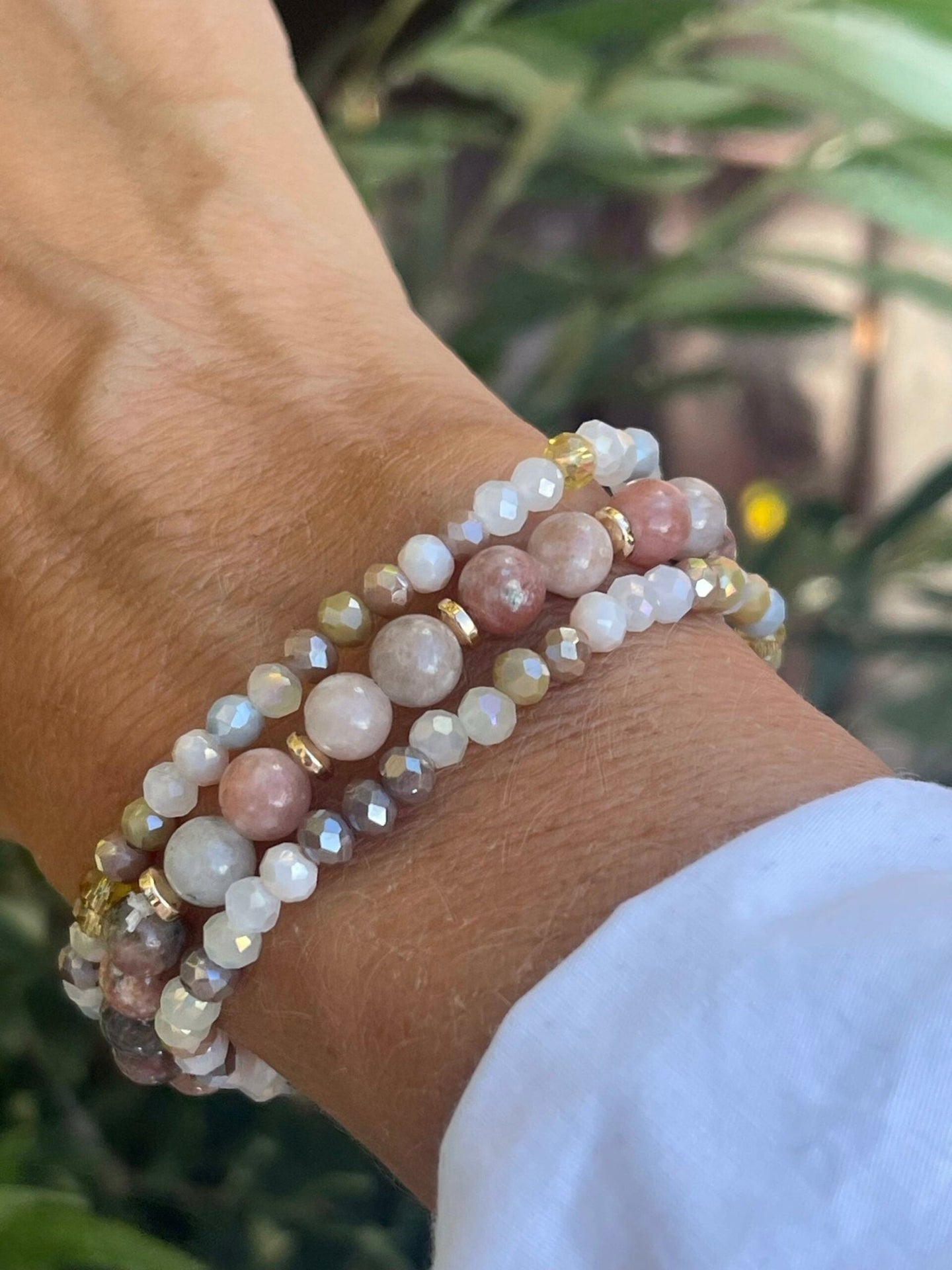 Armbånd Luna Natur – Sæt med 3 stk - VIAMAJA.DK