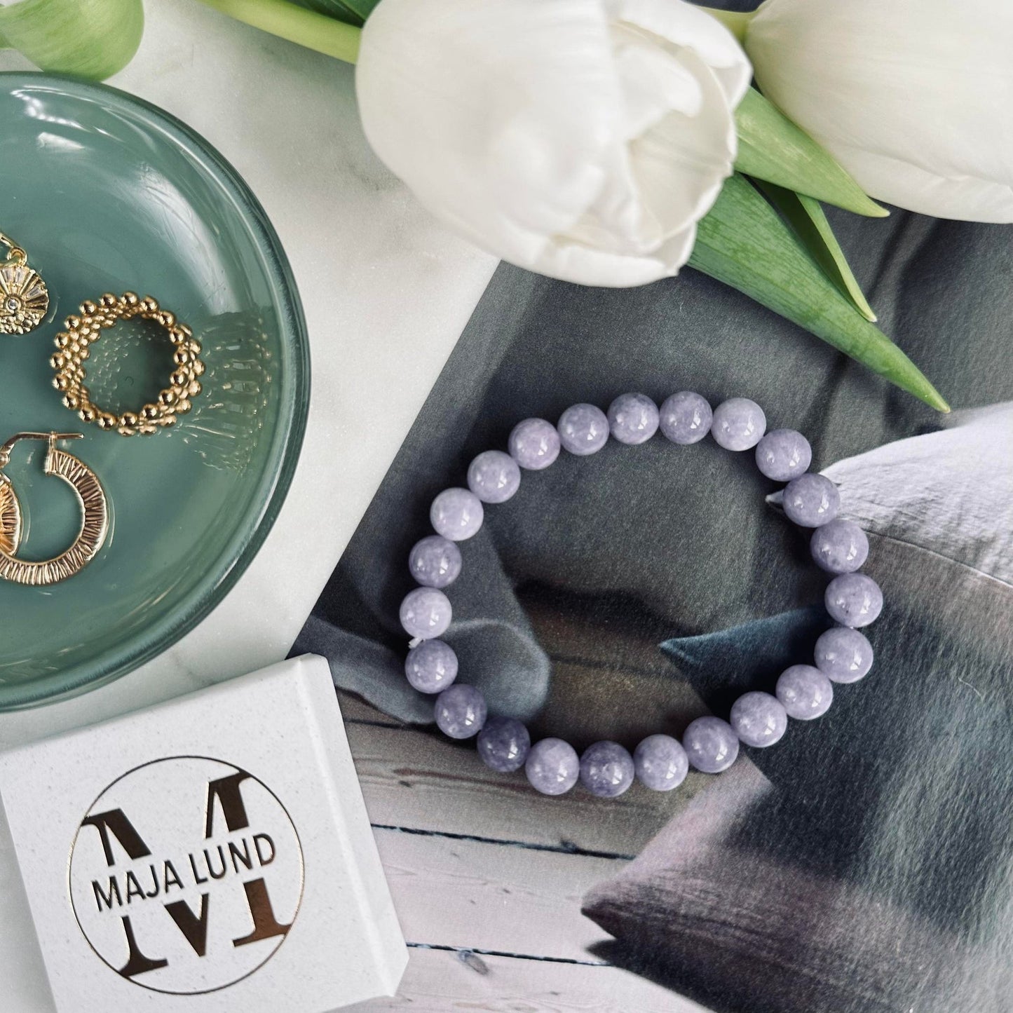 Armbånd Mary Lilla - VIAMAJA.DK