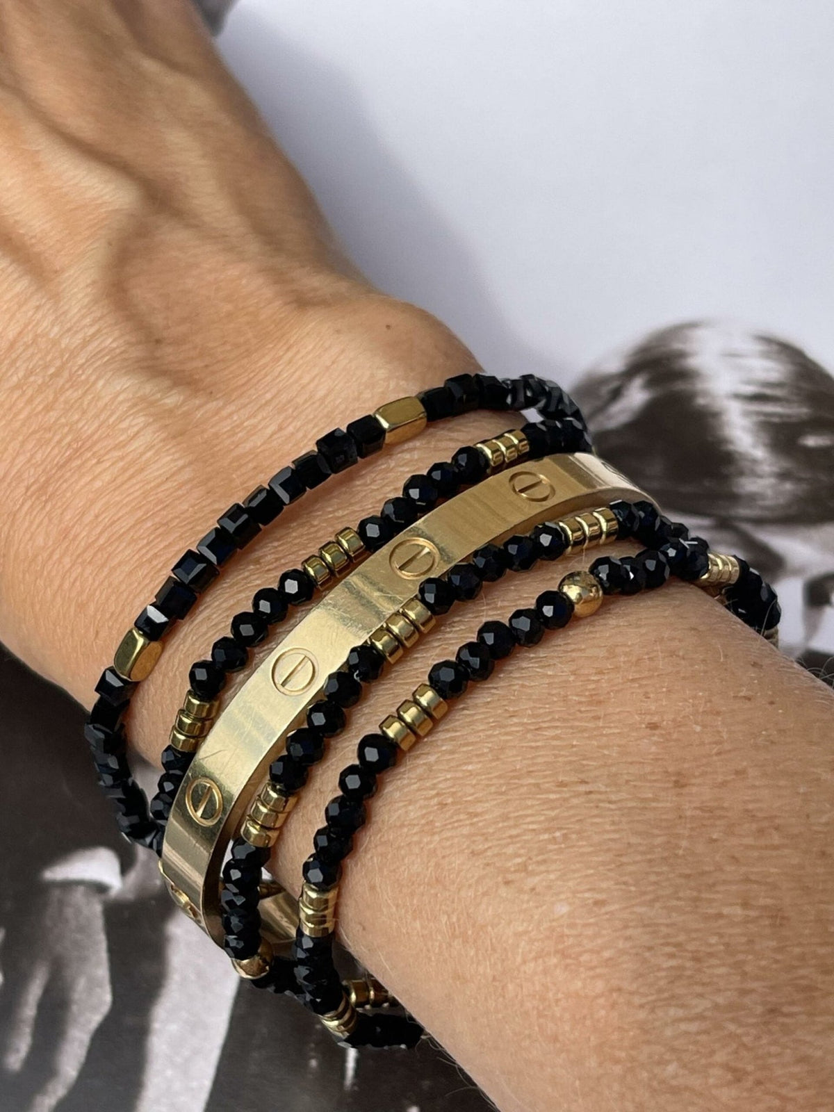Armbånd Merle – Black - VIAMAJA.DK