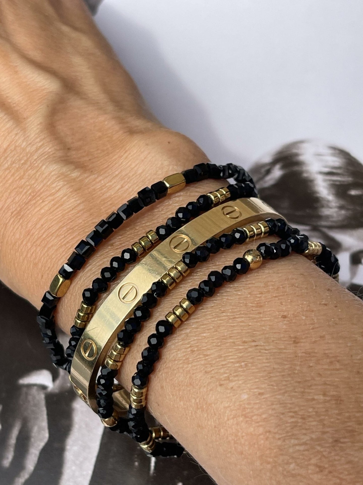 Armbånd Merle – Black - VIAMAJA.DK