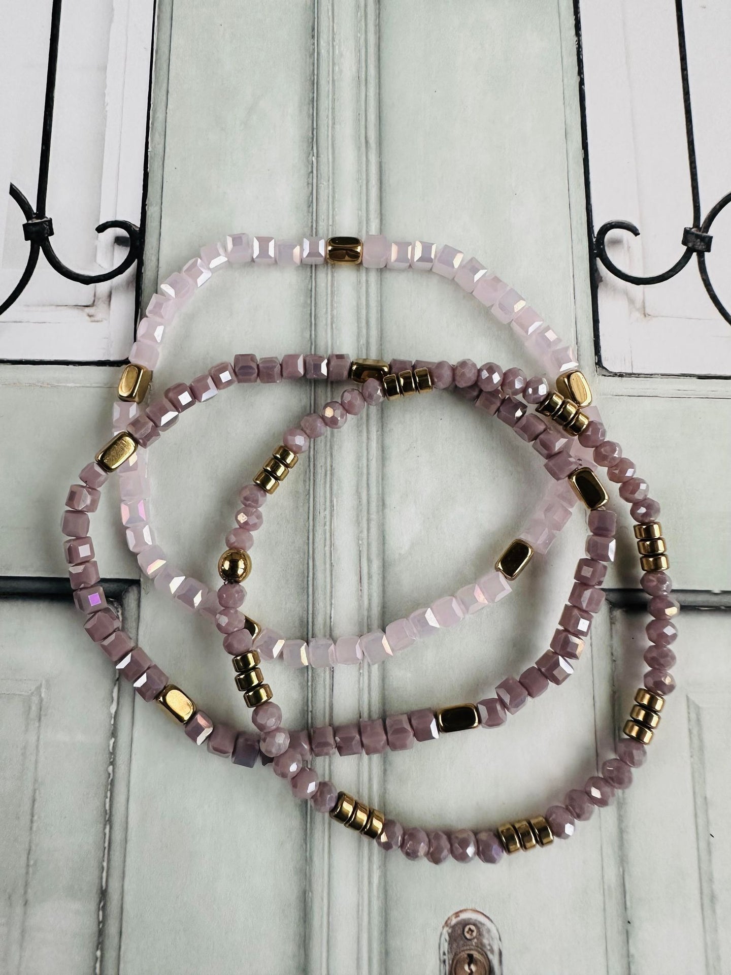 Armbånd Merle – Lavendel mix - VIAMAJA.DK