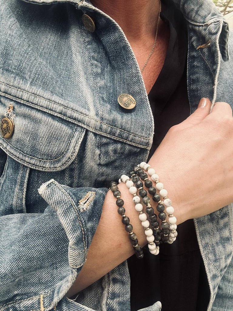 Armbånd Mollie – Black stone - VIAMAJA