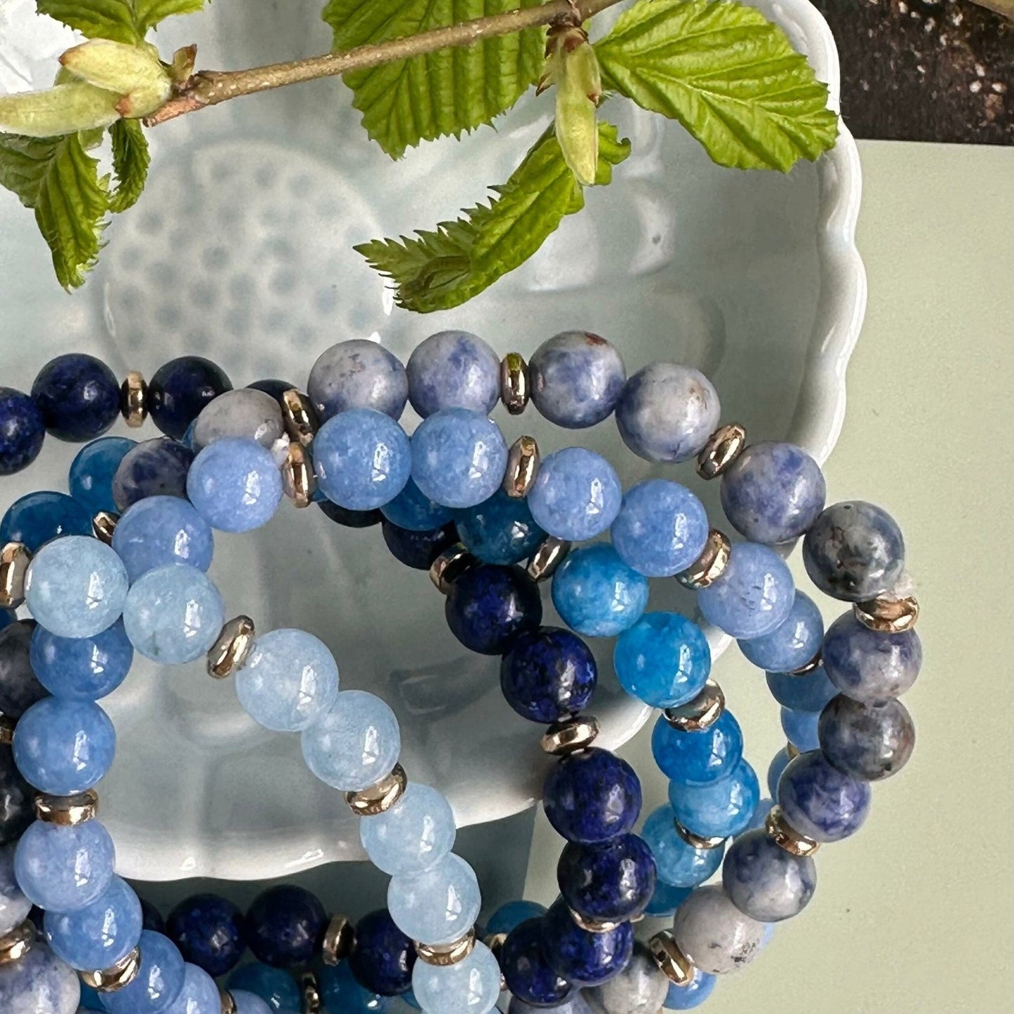 Armbånd Mollie – Blue mix - VIAMAJA.DK