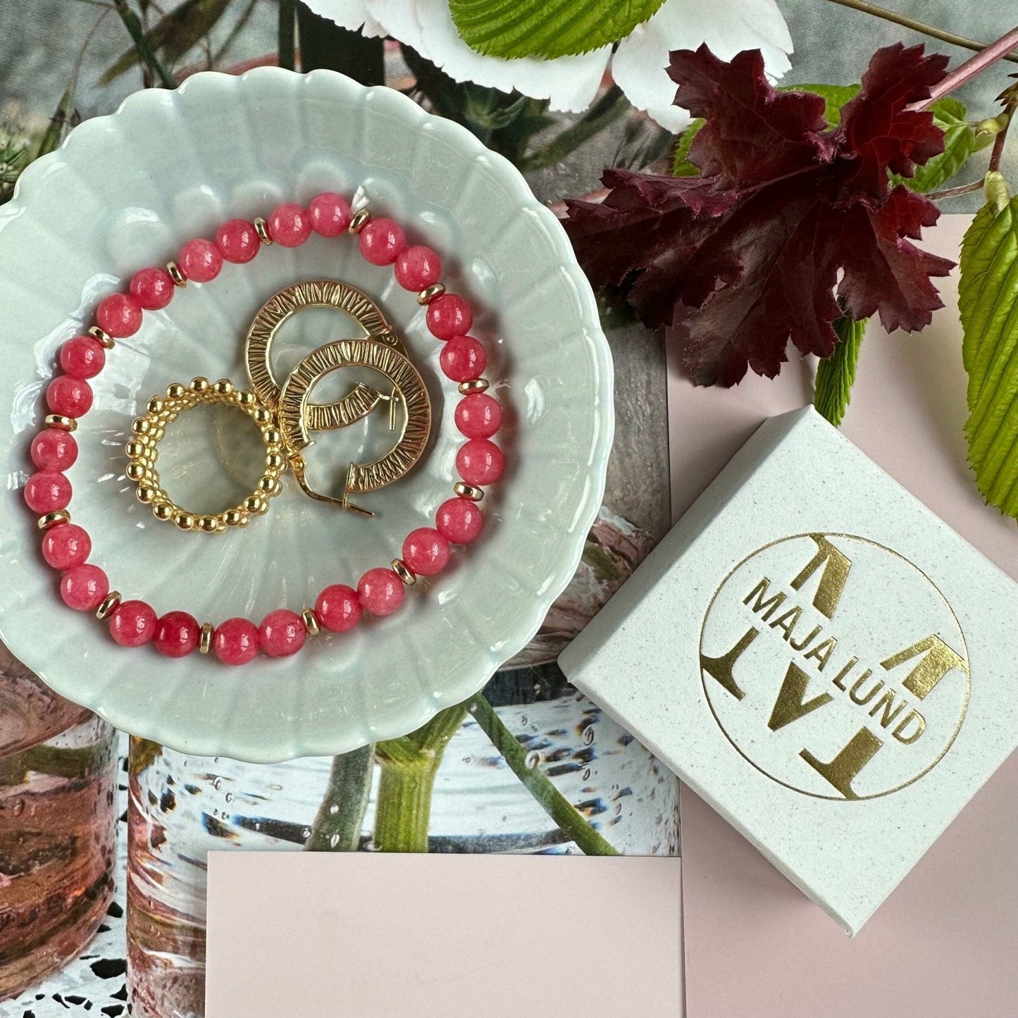 Armbånd Mollie Coral - VIAMAJA.DK