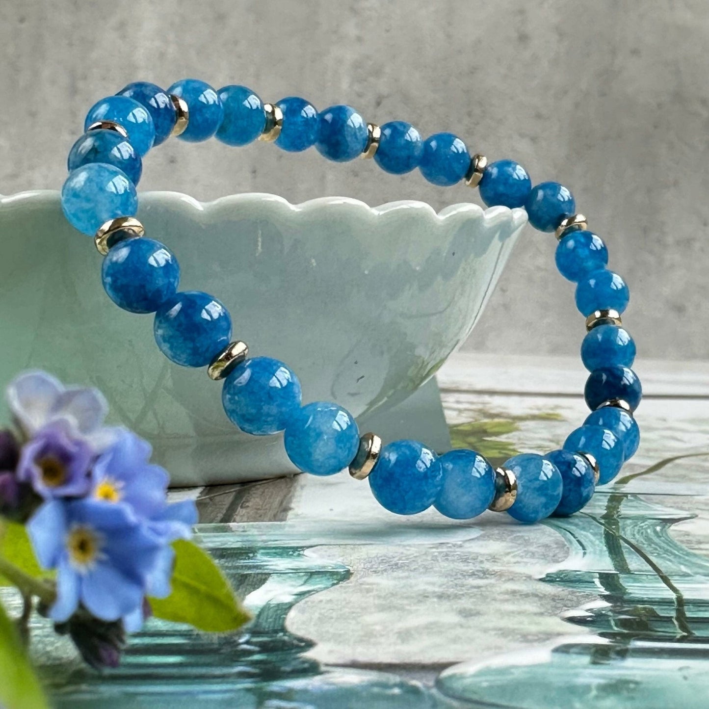 Armbånd Mollie Jeans blå - VIAMAJA.DK