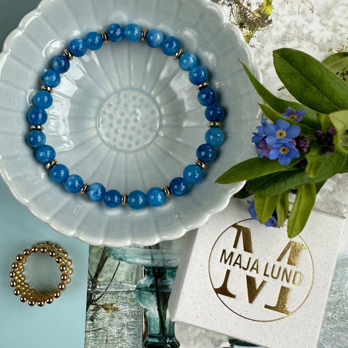 Armbånd Mollie Jeans blå - VIAMAJA.DK