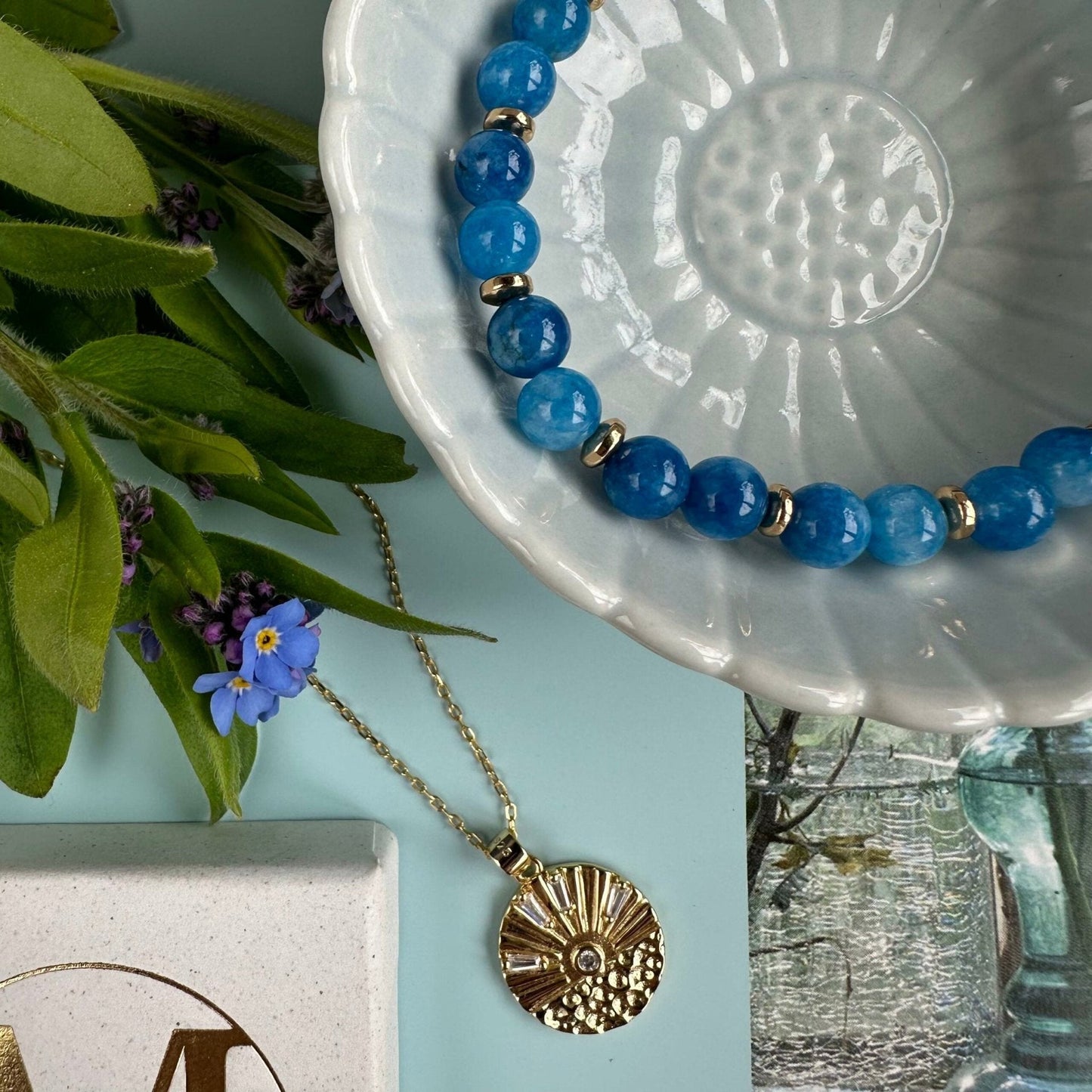 Armbånd Mollie Jeans blå - VIAMAJA.DK