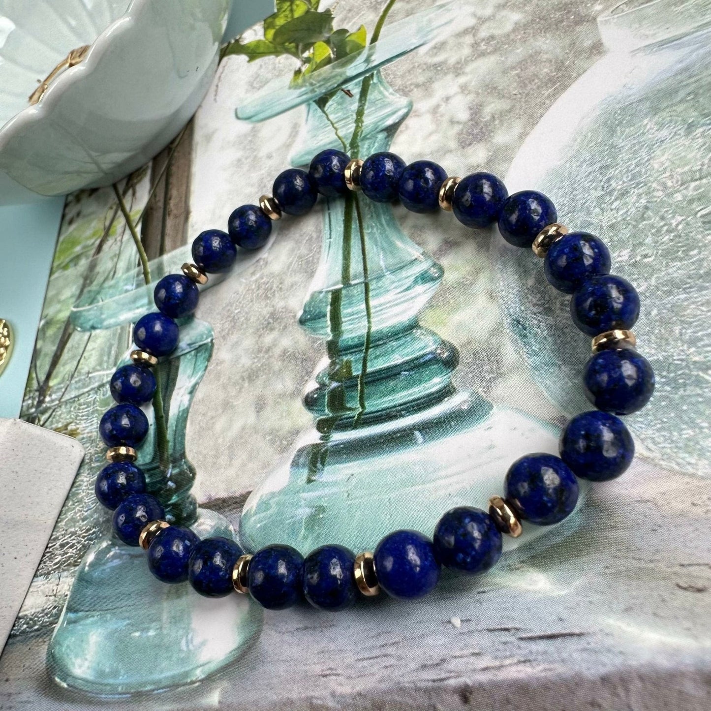 Armbånd Mollie Navy - VIAMAJA.DK