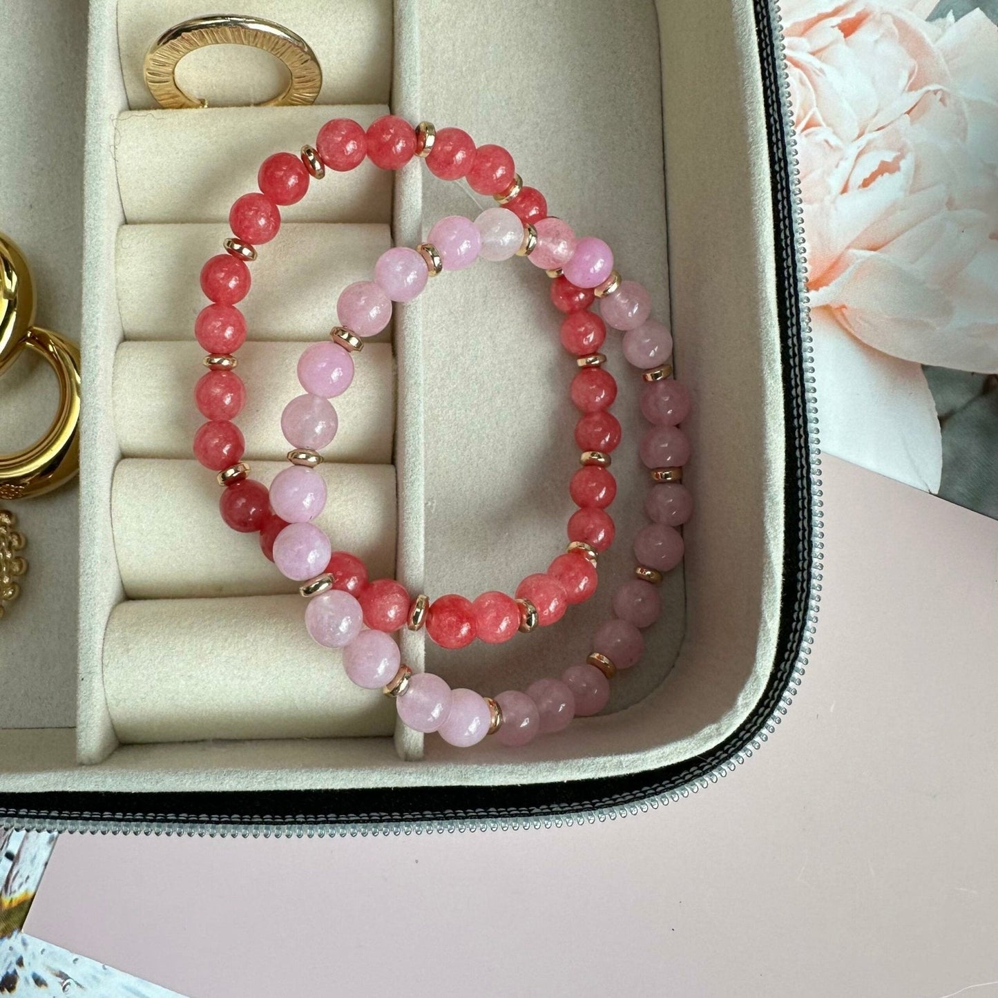 Armbånd Mollie – Rose mix - VIAMAJA.DK