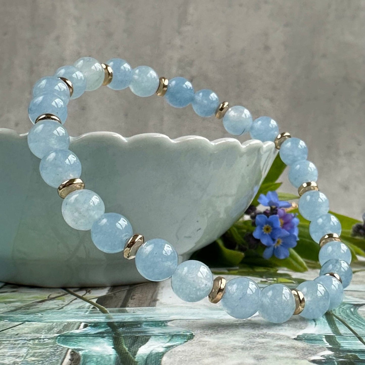Armbånd Mollie Soft blue - VIAMAJA.DK