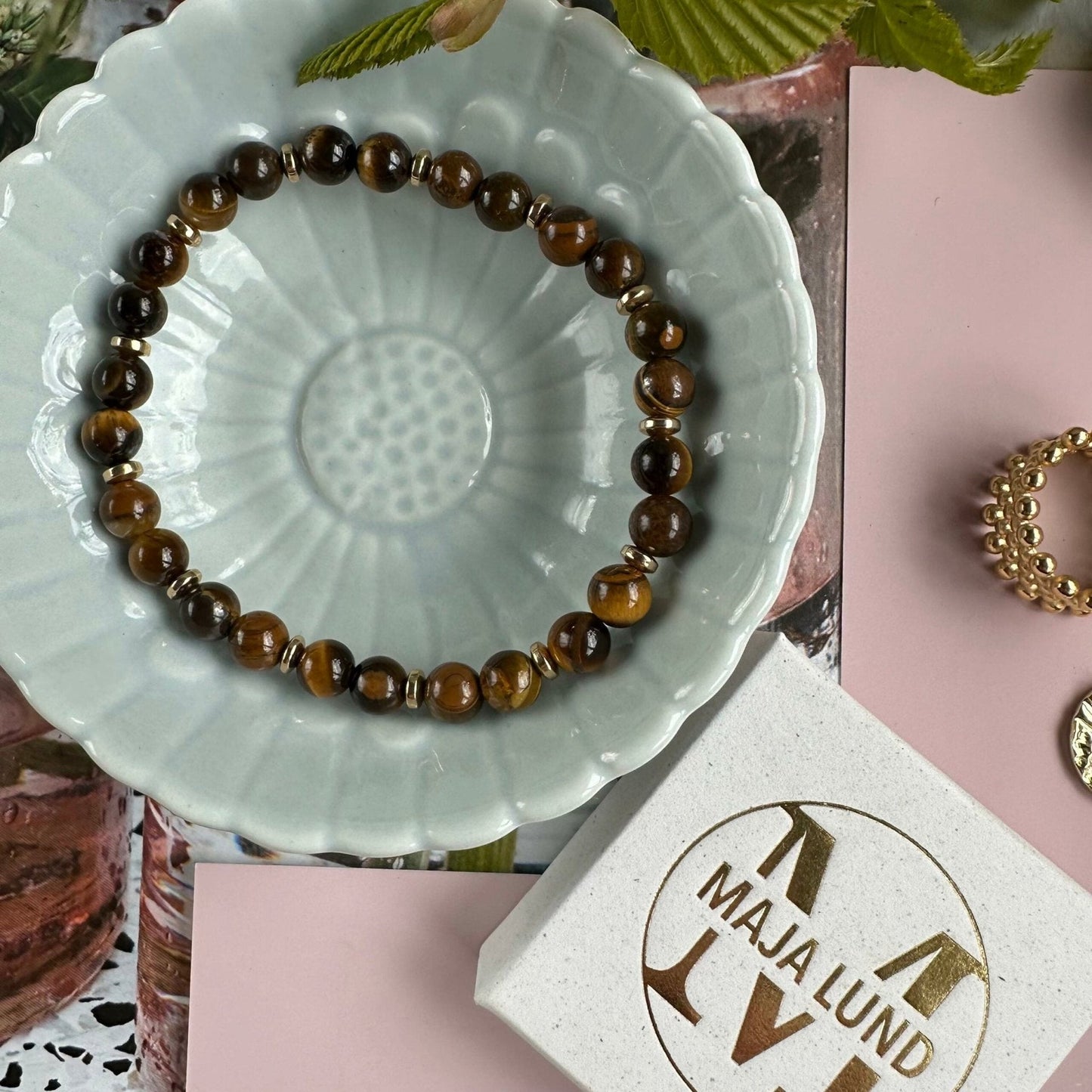 Armbånd Mollie Tigereye - VIAMAJA.DK