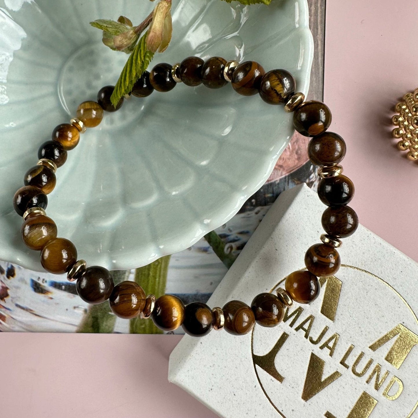 Armbånd Mollie Tigereye - VIAMAJA.DK