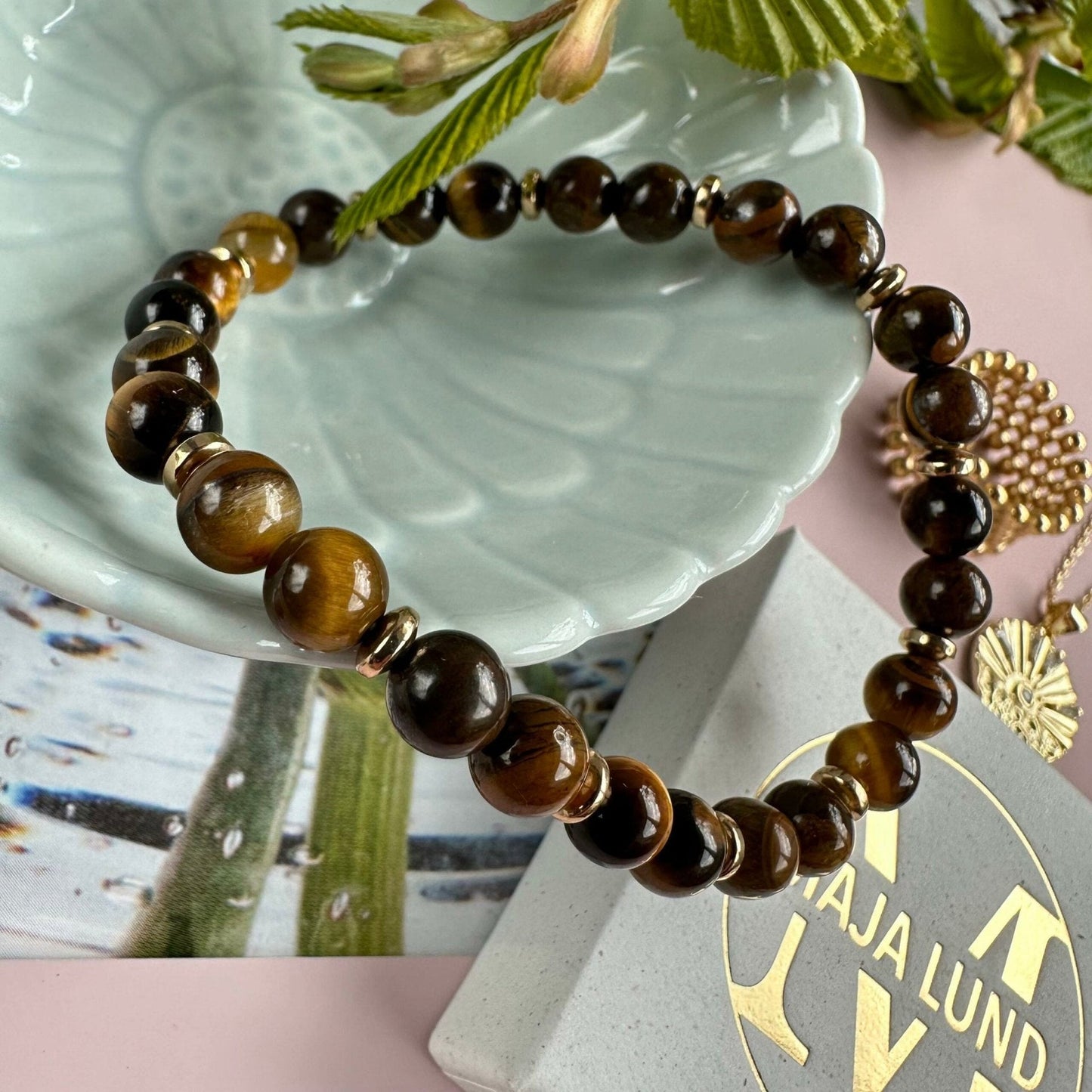 Armbånd Mollie Tigereye - VIAMAJA.DK