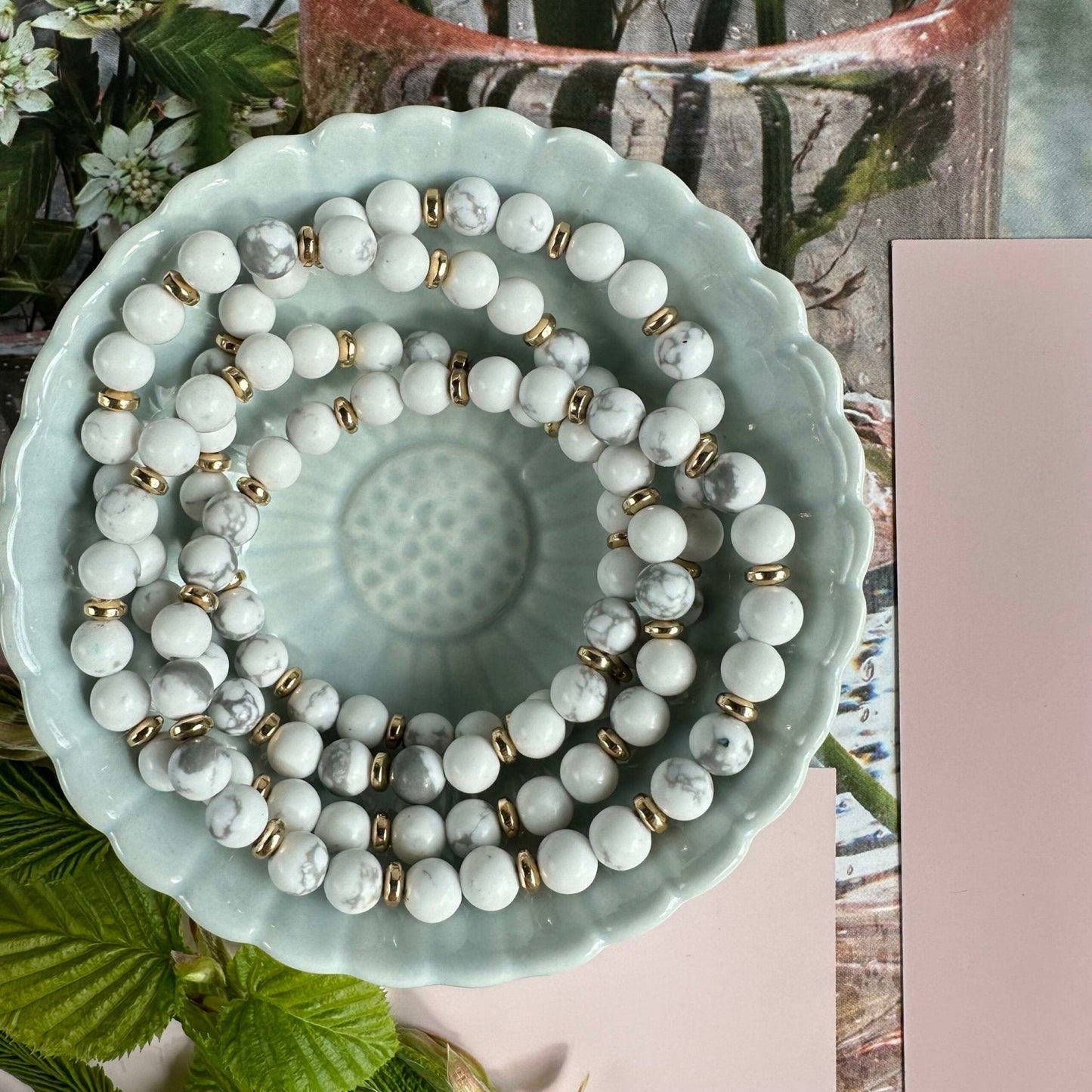 Armbånd Mollie – White / Grey - VIAMAJA.DK